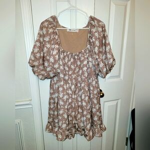 The impeccable pig short flowy dress